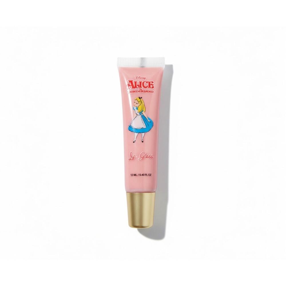 Disney Alice in Wonderland Hydrating Milky Pink Lip Gloss Squeeze Tube